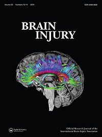 Cover image for Brain Injury, Volume 33, Issue 13-14, 2019