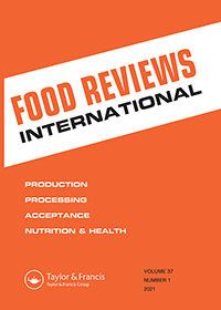 Cover image for Food Reviews International, Volume 37, Issue 1, 2021