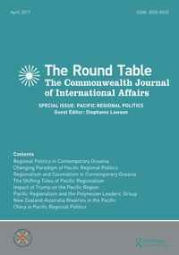 Cover image for The Round Table, Volume 106, Issue 2, 2017
