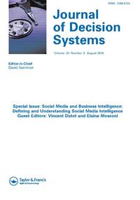 Cover image for Journal of Decision Systems, Volume 25, Issue 3, 2016