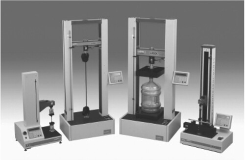 Figure 2. Different types of LLOYD material testing machine for different mechanical tests.