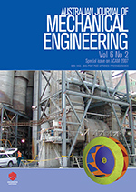 Cover image for Australian Journal of Mechanical Engineering, Volume 6, Issue 2, 2008