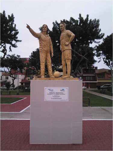 Figure 1. Sculpture in the Parque Argentina (San Miguel). Photograph taken by the authors