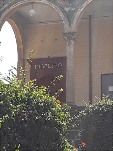 Figure 3. Entrance to the Asmara Theatre and Opera House, Harnet Avenue, Asmara.