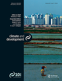 Cover image for Climate and Development, Volume 10, Issue 7, 2018