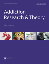 Cover image for Addiction Research & Theory, Volume 30, Issue 5, 2022
