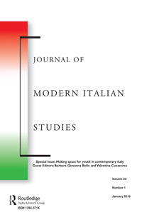 Cover image for Journal of Modern Italian Studies, Volume 23, Issue 1, 2018