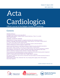 Cover image for Acta Cardiologica, Volume 74, Issue 2, 2019