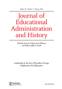 Cover image for Journal of Educational Administration and History, Volume 50, Issue 1, 2018