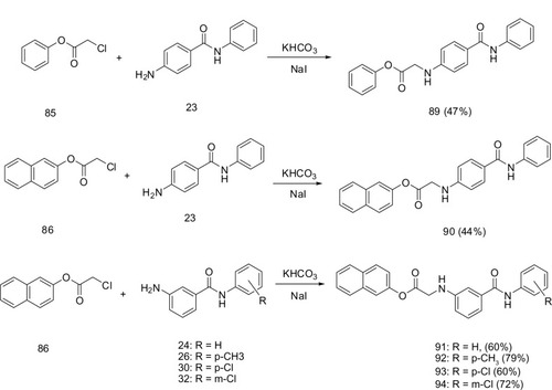 Figure 16 Synthesis of anilinoesters.