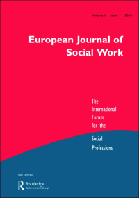 Cover image for European Journal of Social Work, Volume 19, Issue 3-4, 2016