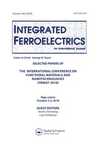 Cover image for Integrated Ferroelectrics, Volume 196, Issue 1, 2019