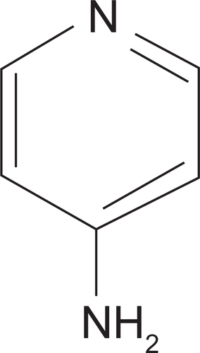 Figure 1 Molecular structure of 4-aminopyridine.