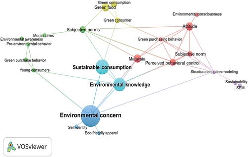 Figure 9. Keyword co-occurrence network. Source: Own elaboration based on Scopus and Web of Science.