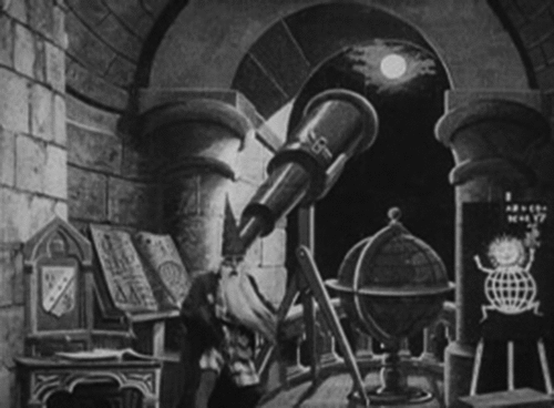 Figure 3. The astronomer in La Lune à un mètre by Georges Méliès (1898).