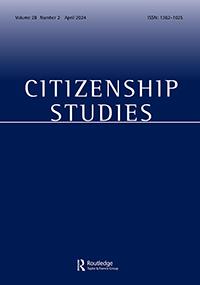 Cover image for Citizenship Studies, Volume 28, Issue 2, 2024