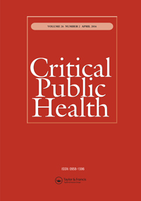 Cover image for Critical Public Health, Volume 26, Issue 2, 2016