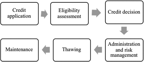 Figure 2. Procedure for granting credit.
