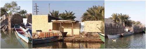 Figure 3. The small beaches of rural houses for movement on the pond(Reference: Authors 2016).