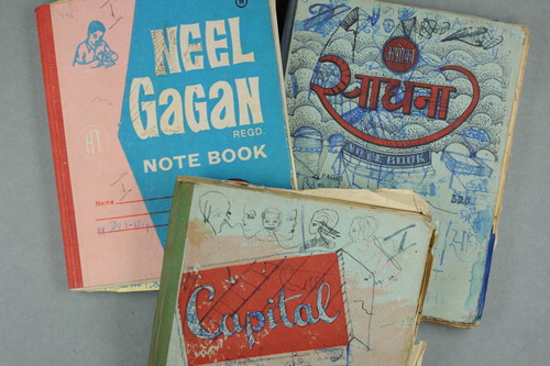 Figure 3. Prawer Jhabvala’s notebooks. Image © British Library Board.