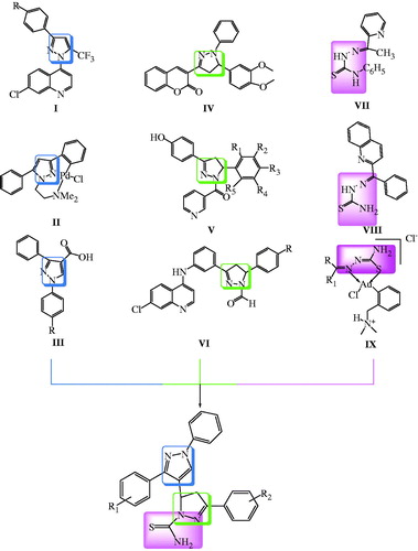 Figure 2. Title compounds bearing the structural motifs.