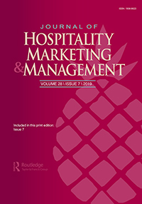 Cover image for Journal of Hospitality Marketing & Management, Volume 28, Issue 7, 2019