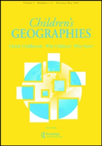 Cover image for Children's Geographies, Volume 3, Issue 2, 2005