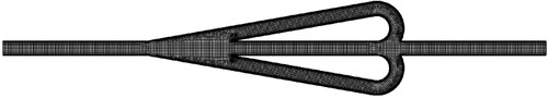 Figure 4. Computational grid distribution.