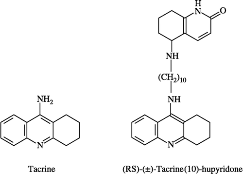 Figure 7 Reference AChE inhibitors.
