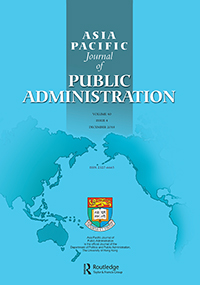 Cover image for Asia Pacific Journal of Public Administration, Volume 40, Issue 4, 2018