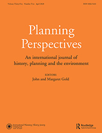 Cover image for Planning Perspectives, Volume 35, Issue 2, 2020