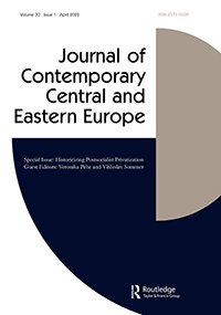 Cover image for Journal of Contemporary Central and Eastern Europe, Volume 30, Issue 1, 2022