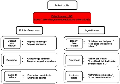 Figure 2 Sample patient profile (LNE).