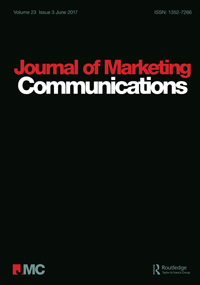 Cover image for Journal of Marketing Communications, Volume 23, Issue 3, 2017