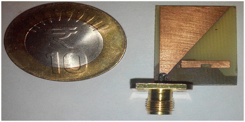 Figure 13. Fabricated photograph of proposed antenna structure.