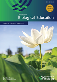 Cover image for Journal of Biological Education, Volume 50, Issue 1, 2016