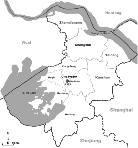 Figure 3. Map of Suzhou.