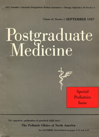 Cover image for Postgraduate Medicine, Volume 22, Issue 3, 1957