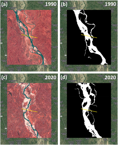 Figure 6. InfraRivChange web application applied outside of the Philippines, to the Chahlari Ghat Bridge (India).