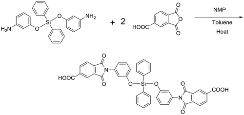 Scheme 2. Preparation of diimide-diacid.