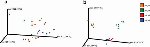 Figure 4. The beta diversity patterns of Principal Coordinate Analysis (PCoA).