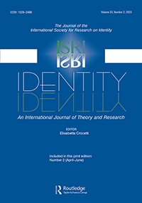 Cover image for Identity, Volume 23, Issue 2, 2023