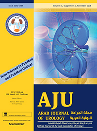 Cover image for Arab Journal of Urology, Volume 16, Issue sup1, 2018