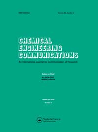 Cover image for Chemical Engineering Communications, Volume 205, Issue 8, 2018
