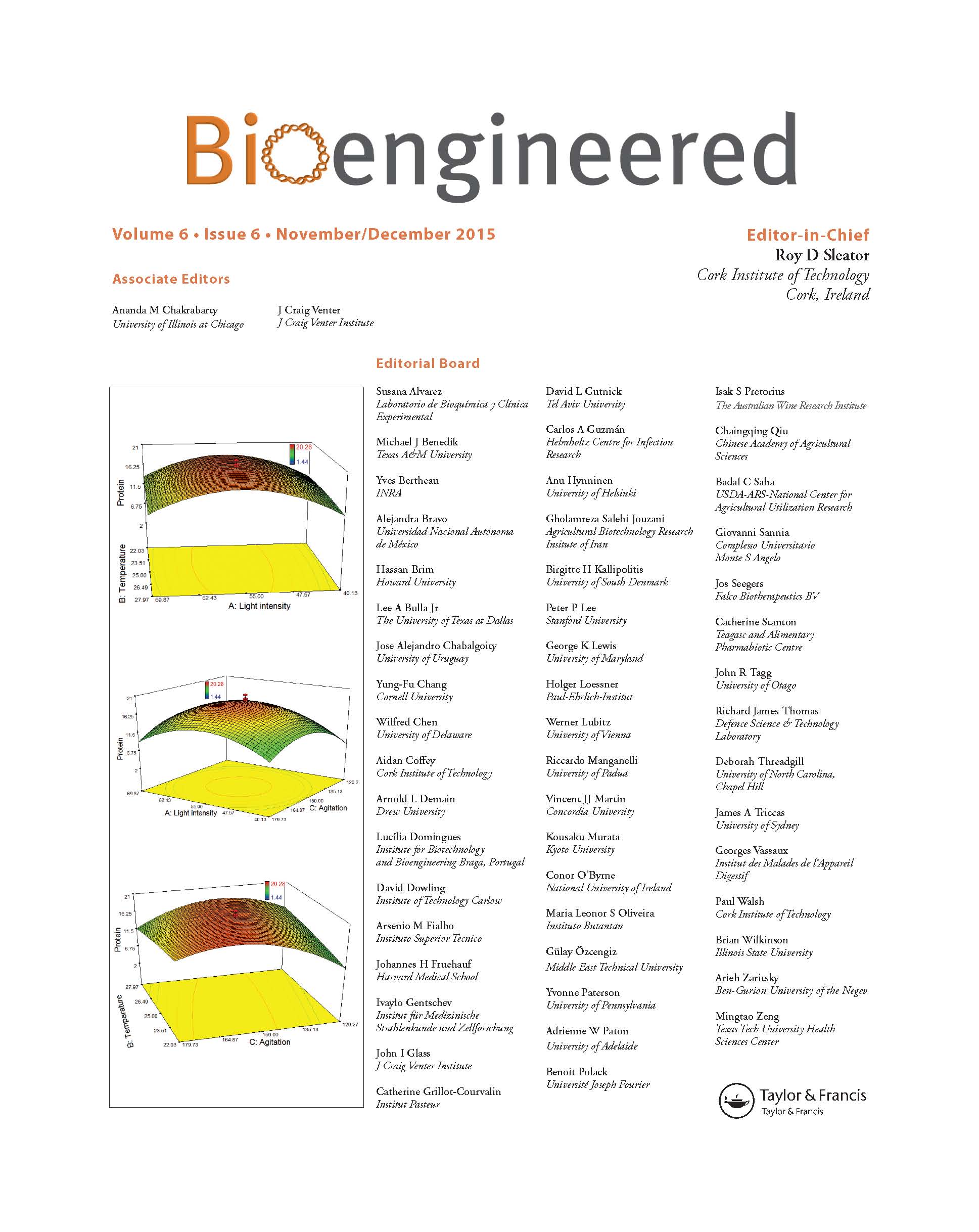 Cover image for Bioengineered, Volume 11, Issue SI1, 2019
