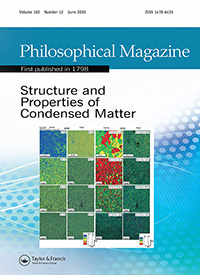 Cover image for Philosophical Magazine, Volume 100, Issue 12, 2020