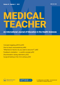 Cover image for Medical Teacher, Volume 45, Issue 5, 2023