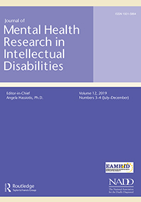 Cover image for Journal of Mental Health Research in Intellectual Disabilities, Volume 12, Issue 3-4, 2019