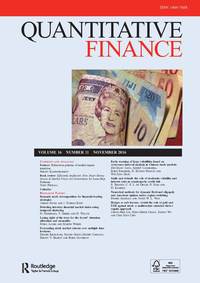 Cover image for Quantitative Finance, Volume 16, Issue 11, 2016