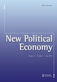 Cover image for New Political Economy, Volume 23, Issue 3, 2018